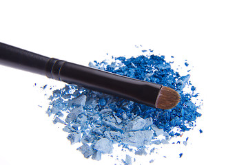 Image showing crushed eyeshadows