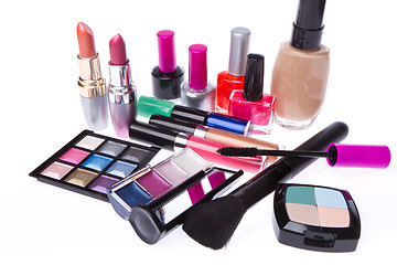 Image showing set of cosmetic products