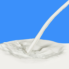 Image showing milk splash