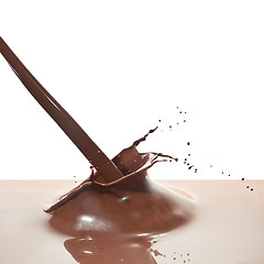 Image showing pouring chocolate