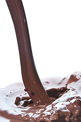 Image showing pouring chocolate