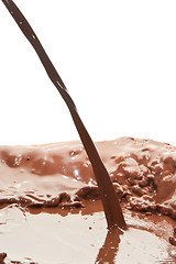 Image showing pouring chocolate