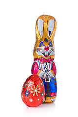 Image showing easter bunny with egg