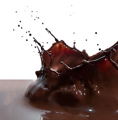 Image showing pouring chocolate