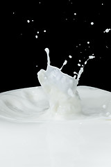 Image showing milk splash