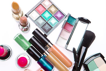 Image showing set of cosmetic products