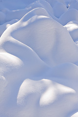 Image showing fresh snow in the mountains