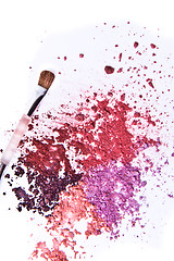 Image showing crushed eyeshadow