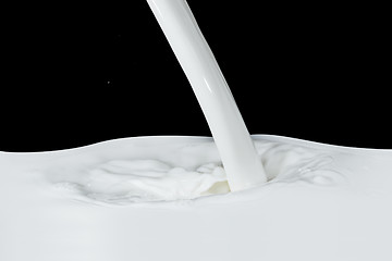 Image showing milk splash