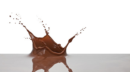 Image showing chocolate splash