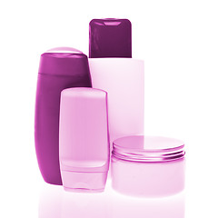 Image showing cosmetic bottles