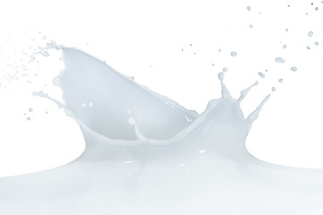 Image showing milk splash