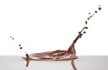 Image showing chocolate splash