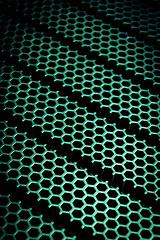 Image showing abstract metallic grid