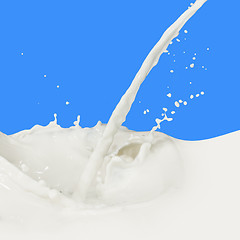 Image showing milk splash