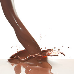 Image showing pouring chocolate