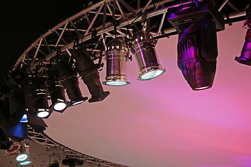 Image showing Stage light