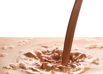 Image showing pouring chocolate