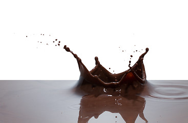 Image showing chocolate splash