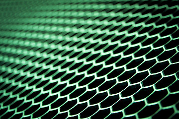 Image showing abstract metallic grid