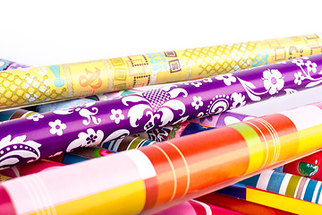 Image showing Rolls of paper.
