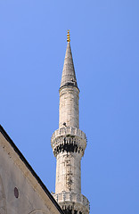 Image showing The Blue Mosque Minaret