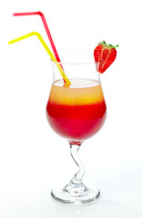 Image showing glass of cocktail