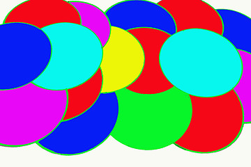 Image showing colorful circles