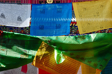 Image showing Tibetan prayer flags