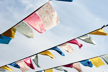 Image showing Tibetan prayer flags