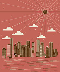 Image showing City skyline illustration