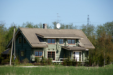 Image showing The wooden house