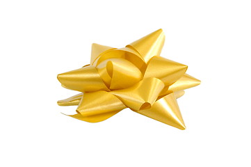 Image showing Golden bow