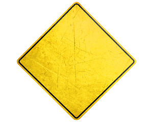 Image showing Yellow Sign