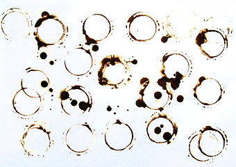 Image showing Coffee stains