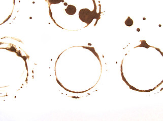 Image showing Coffee stains