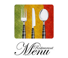 Image showing Restaurant menu 