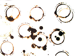 Image showing Coffee stains