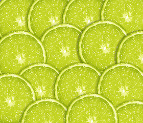 Image showing Slice of fresh lime