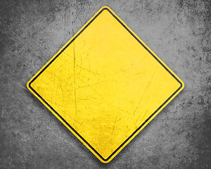 Image showing Yellow Sign