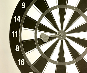 Image showing dart board