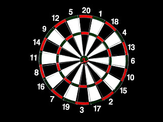 Image showing dart board