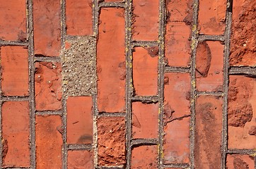 Image showing Red brick wall.