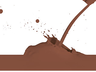 Image showing splashing milk