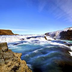 Image showing Gullfoss Waterfall