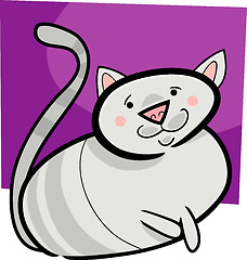Image showing cartoon doodle of cat