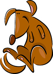 Image showing cartoon doodle of happy dog