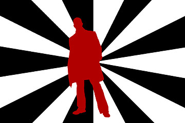 Image showing Man silhouete