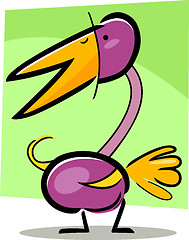 Image showing cartoon doodle of bird