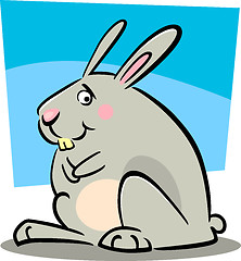 Image showing cartoon doodle of bunny